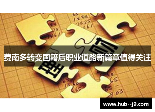 费南多转变国籍后职业道路新篇章值得关注